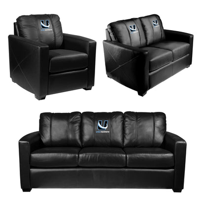 Silver Loveseat with Utah Mammoth Secondary Logo