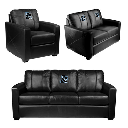Silver Loveseat with Utah Mammoth Alternate Logo