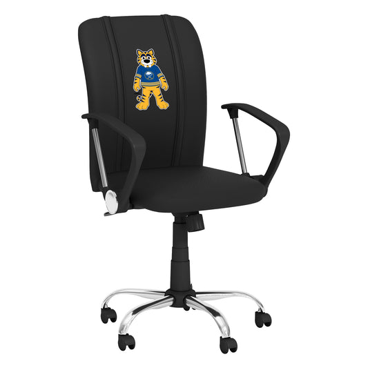 Curve Task Chair with Buffalo Sabres Sabretooth Mascot Logo
