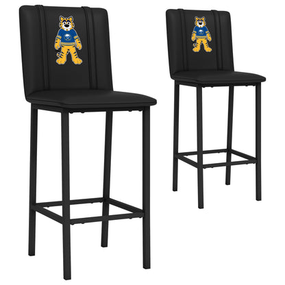 Bar Stool 500 with Buffalo Sabres Sabretooth Mascot Logo Set of 2