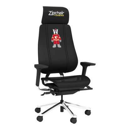 PhantomX Mesh Gaming Chair with Calgary Flames Harvey Mascot Logo