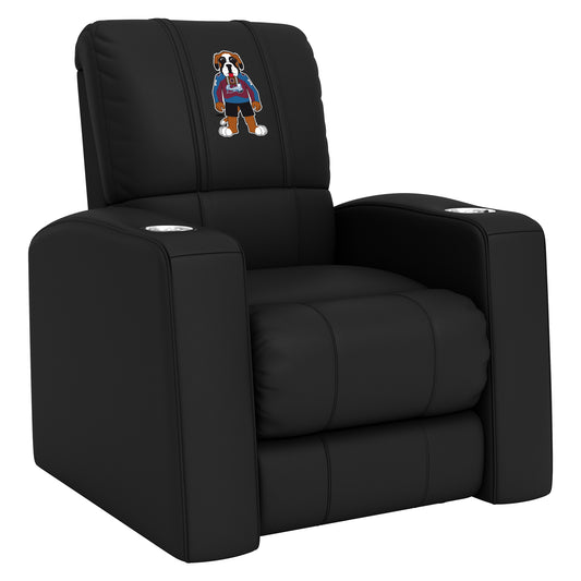 Relax Home Theater Recliner with Colorado Avalanche Bernie Mascot Logo