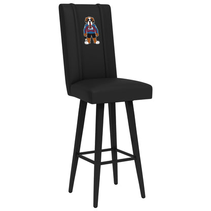 Swivel Bar Stool 2000 with Colorado Avalanche Bernie Mascot Logo