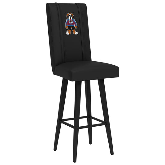Swivel Bar Stool 2000 with Colorado Avalanche Bernie Mascot Logo