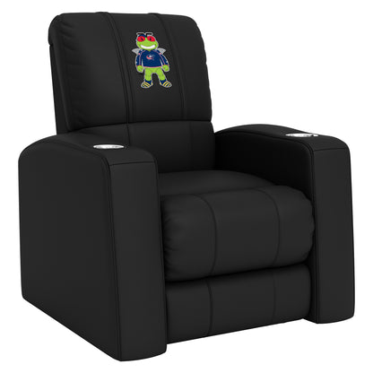 Relax Home Theater Recliner with Columbus Blue Jackets Stinger Mascot Logo