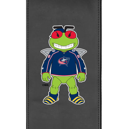 Dyno Stationary Sofa with Columbus Blue Jackets Stinger Mascot Logo