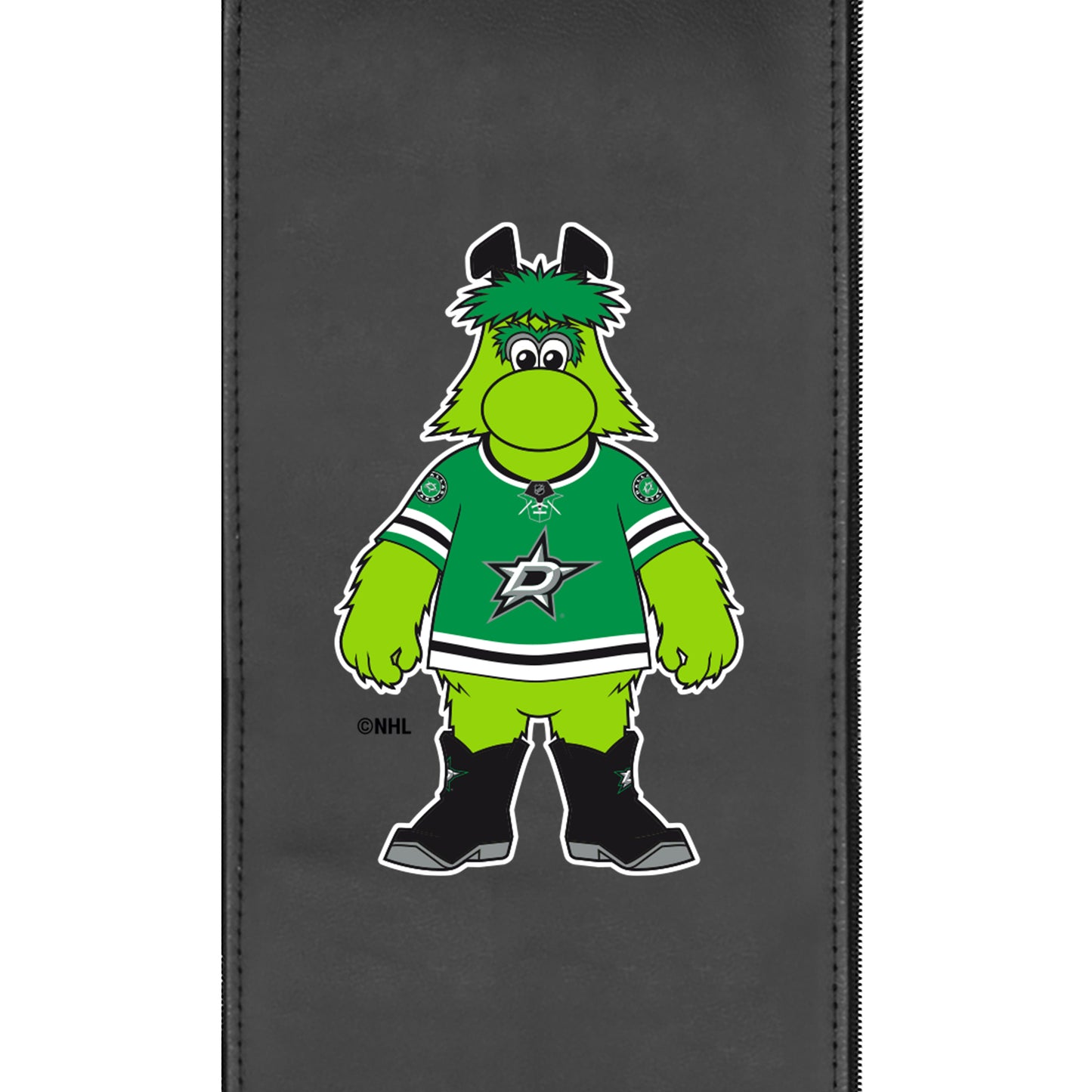 Relax Home Theater Recliner with Dallas Stars V Green Mascot Logo
