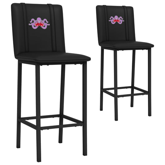 Bar Stool 500 with Detroit Red Wings Al Mascot Logo Set of 2