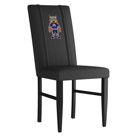 Side Chair 2000 with Edmonton Oilers Hunter Mascot Logo Set of 2