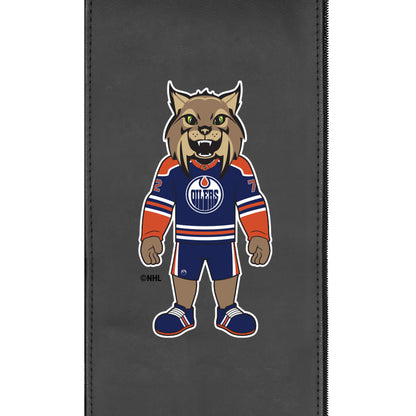 Curve Task Chair with Edmonton Oilers Hunter Mascot Logo