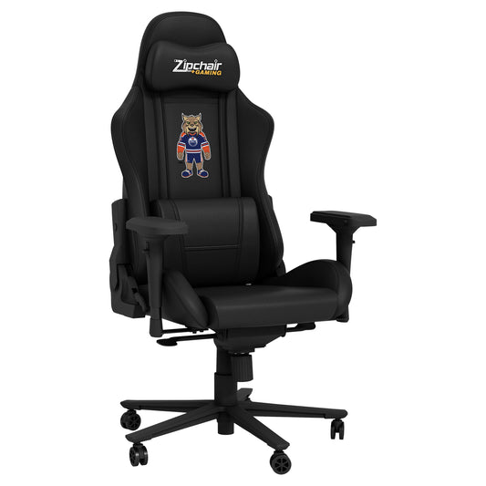 Xpression Pro Gaming Chair with Edmonton Oilers Hunter Mascot Logo