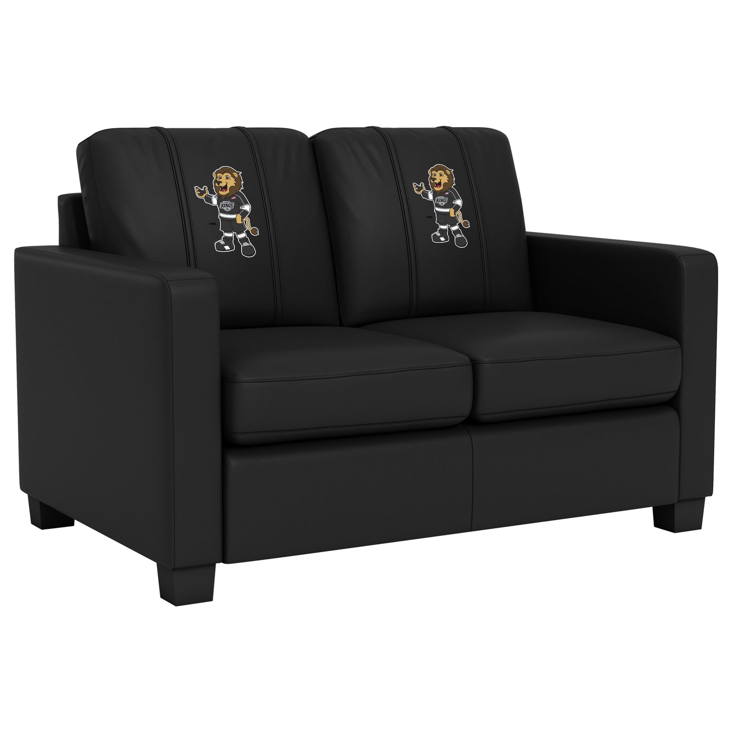 Dyno Stationary Loveseat with Los Angeles Kings Bailey Mascot Logo