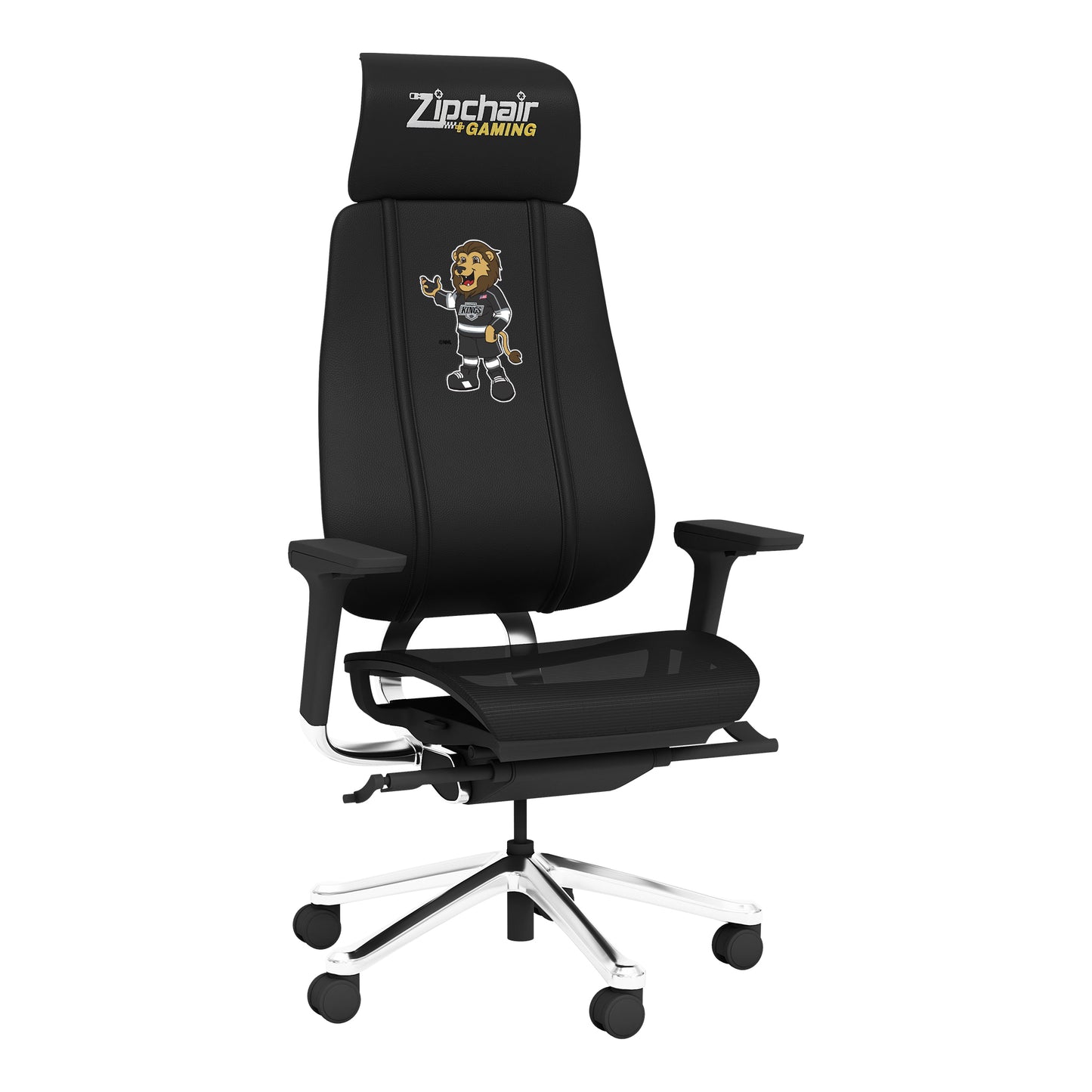 PhantomX Mesh Gaming Chair with Los Angeles Kings Bailey Mascot Logo