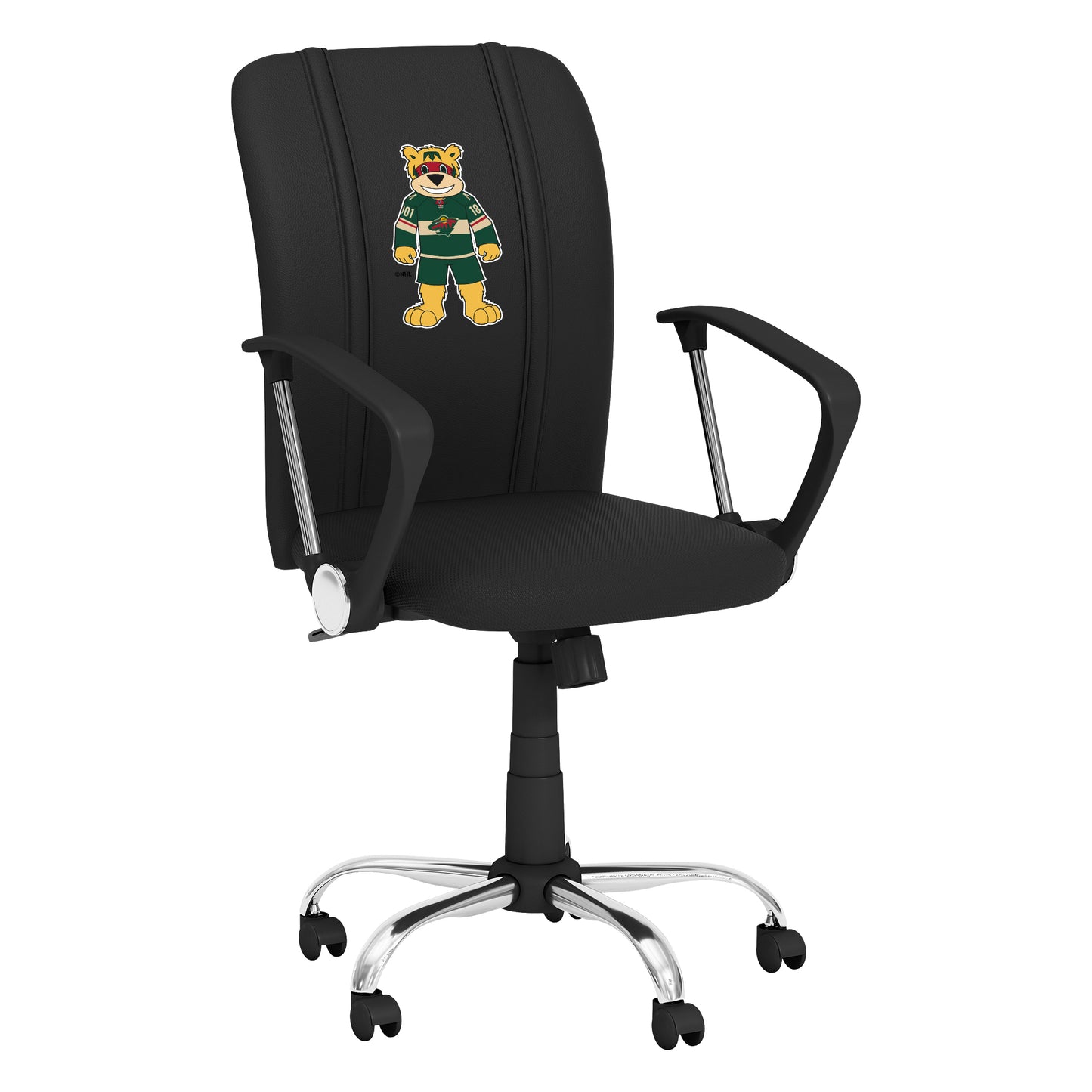 Curve Task Chair with Minnesota Wild Nordy Mascot Logo