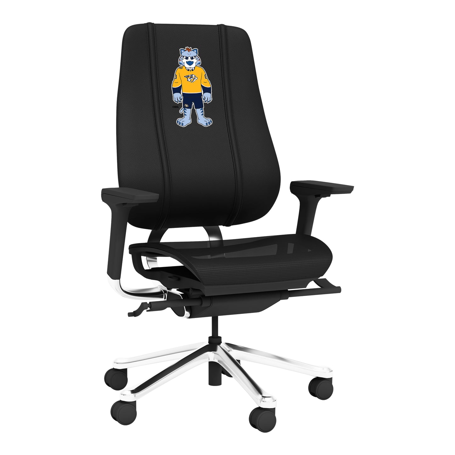 PhantomX Mesh Gaming Chair with Nashville Predators Gnash Mascot Logo