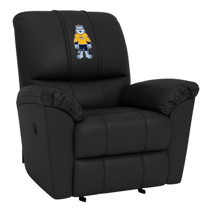 Rocker Recliner with Nashville Predators Gnash Mascot Logo