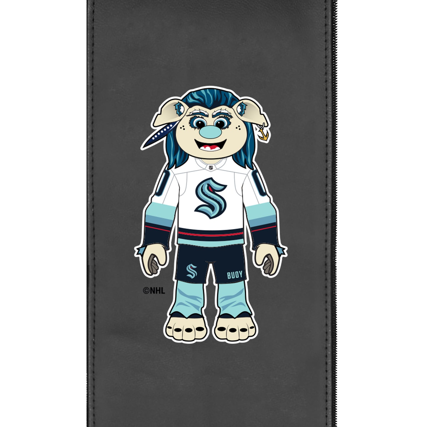 Office Chair 1000 with Seattle Kraken Buoy Mascot Logo