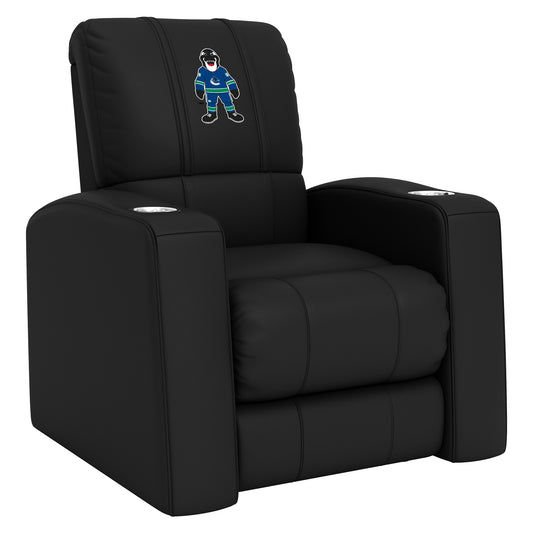 Relax Home Theater Recliner with Vancouver Canucks Fin Mascot Logo