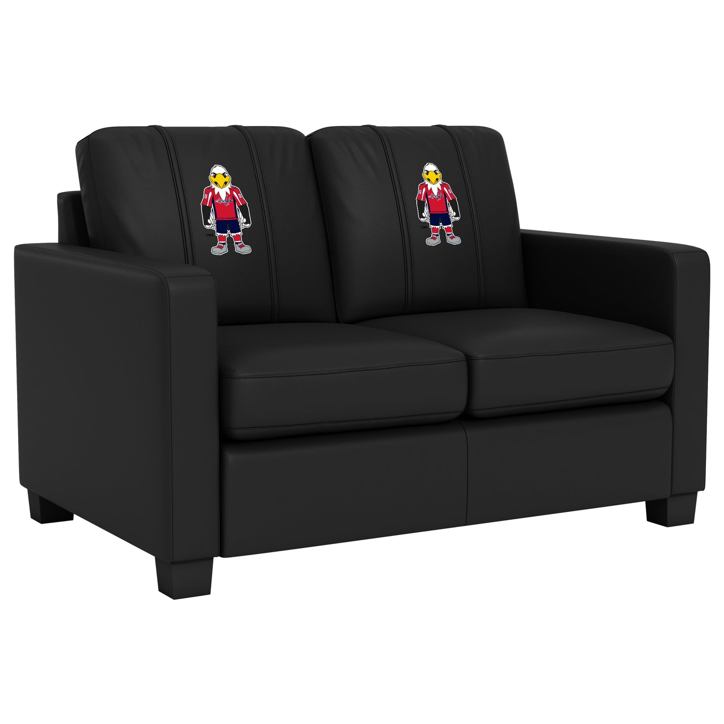 Dyno Stationary Loveseat with Washington Capitals Slapshot Mascot Logo