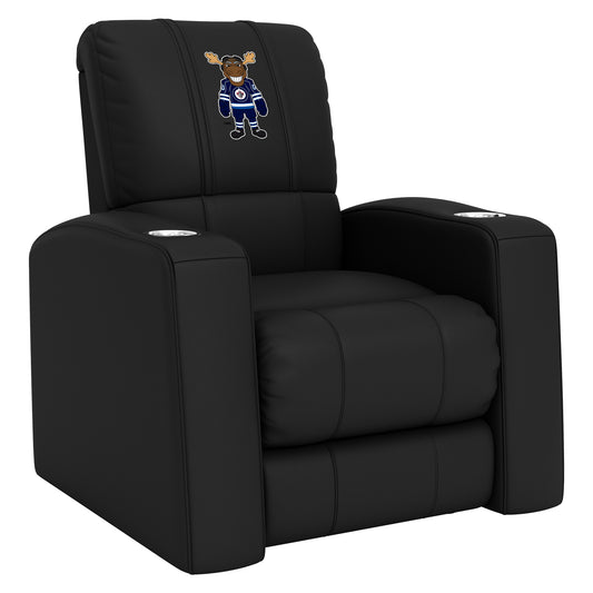 Relax Home Theater Recliner with Winnipeg Jets Moose Mascot Logo