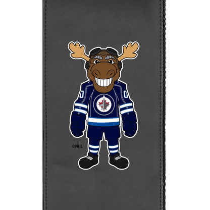 Dyno Stationary Club Chair with Winnipeg Jets Moose Mascot Logo