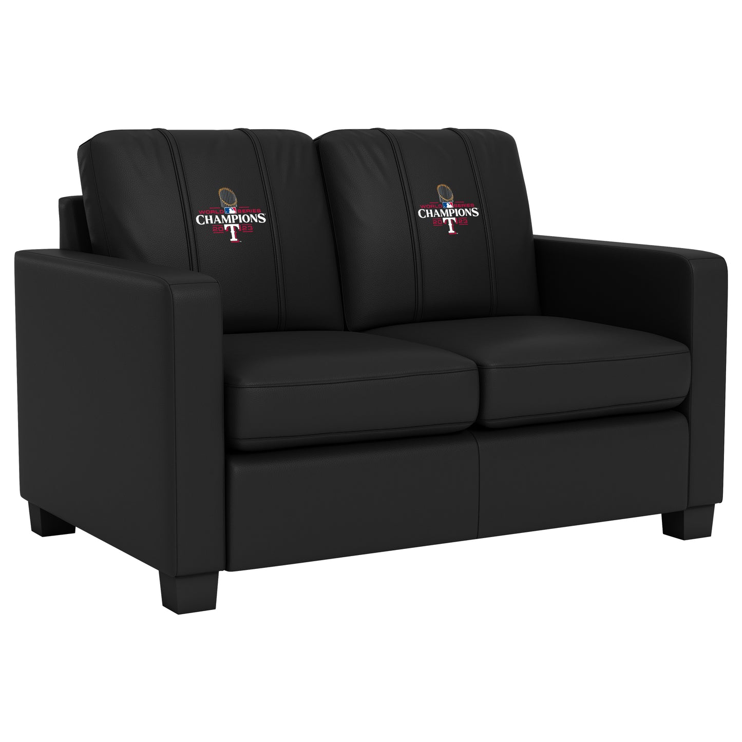 Dyno Stationary Loveseat with Texas Rangers 2023 Champions Logo