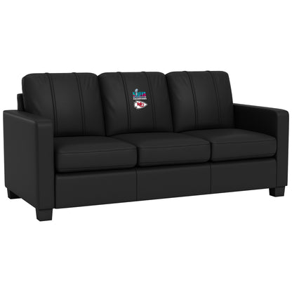 Kansas City Chiefs Super Bowl LVII Champions Logo Dyno Stationary Sofa