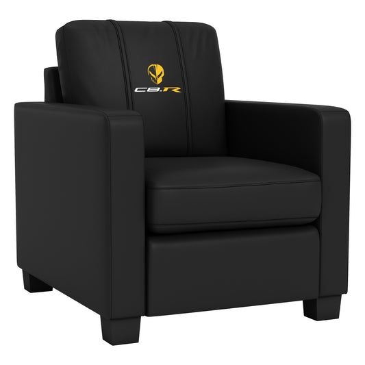 Dyno Stationary Club Chair with C8R Jake Yellow Logo