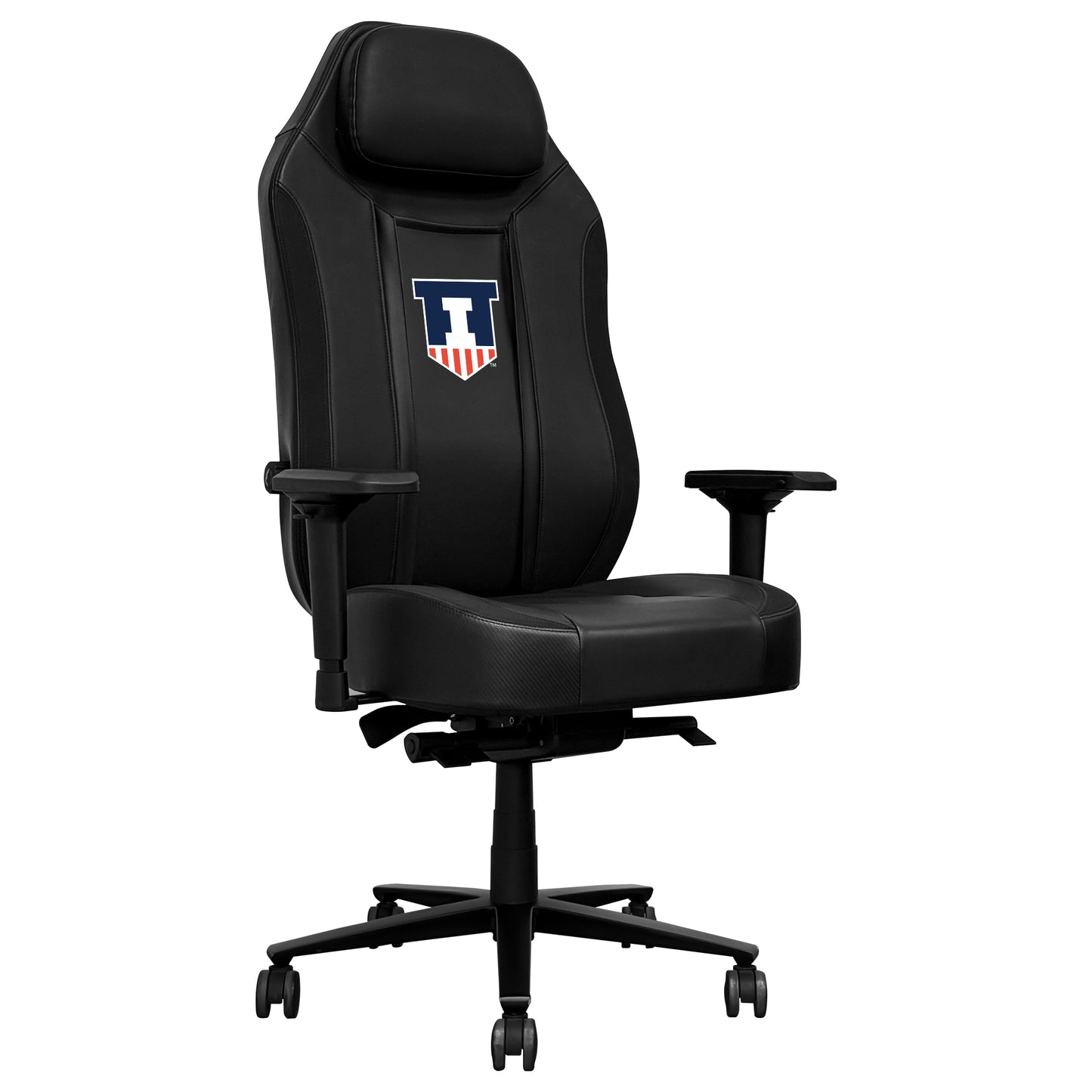 Synergy Pro Gaming Chair with Illinois Fighting Illini Logo