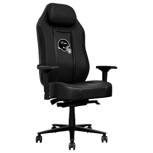 Synergy Pro Gaming Chair with Baltimore Ravens Helmet Logo
