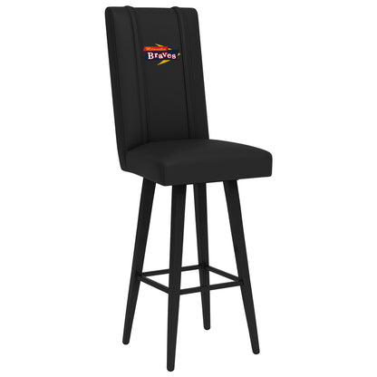 Swivel Bar Stool 2000 with Milwaukee Braves Cooperstown Secondary