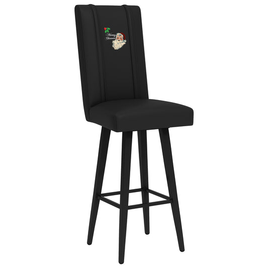 Swivel Bar Stool 2000 with Santa Claus Merry Christmas Logo