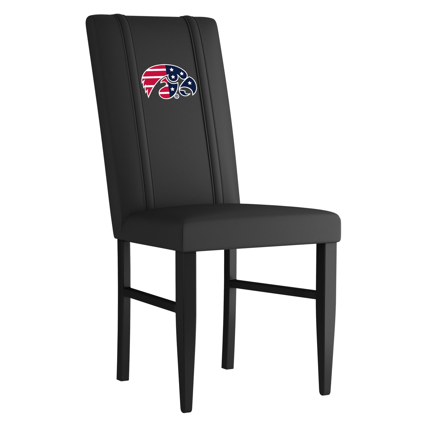 Side Chair 2000 with Iowa Hawkeyes Patriotic Primary Logo Set of 2