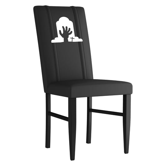 Side Chair 2000 with Ghoulish Rising Hand Halloween Logo Set of 2
