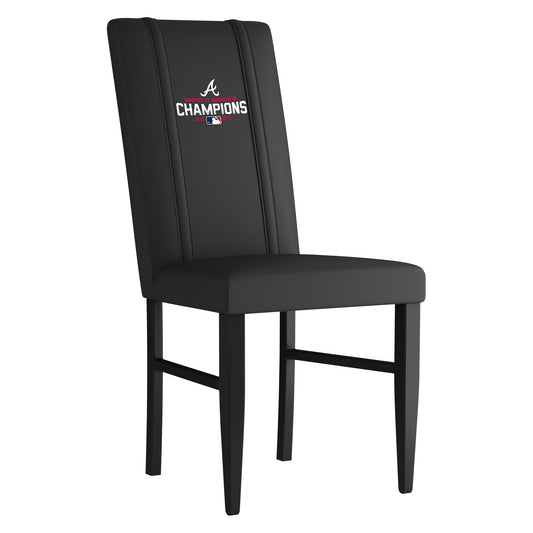Side Chair 2000 with Atlanta Braves 2021 World Champions Logo Set of 2