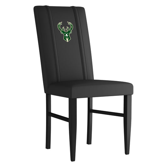Side Chair 2000 with Milwaukee Bucks Logo Set of 2