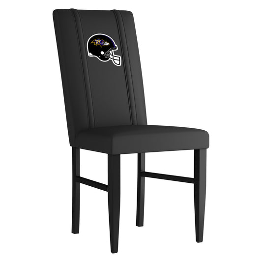 Side Chair 2000 with Baltimore Ravens Helmet Logo Set of 2