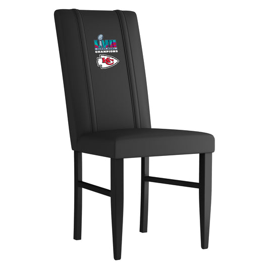 Kansas City Chiefs Super Bowl LVII Champions Logo Side Chair 2000 Set of 2