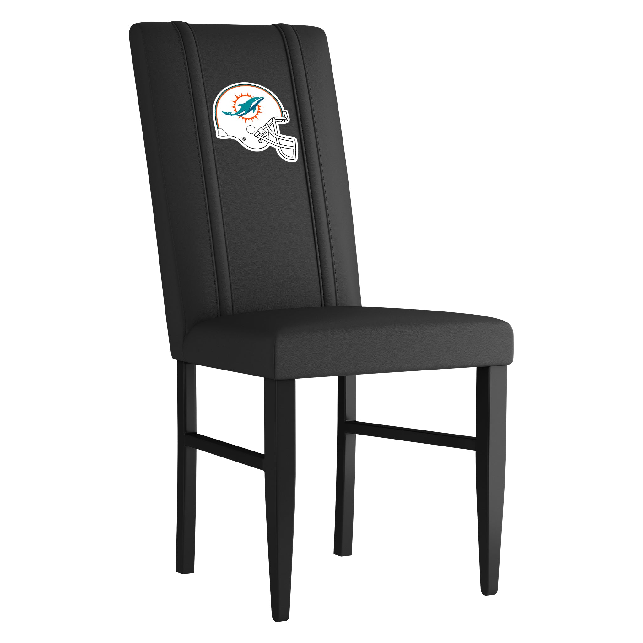 Side Chair 2000 with  Miami Dolphins Helmet Logo Set of 2