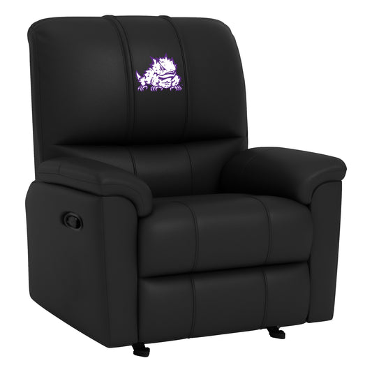 Rocker Recliner with TCU Horned Frogs Secondary