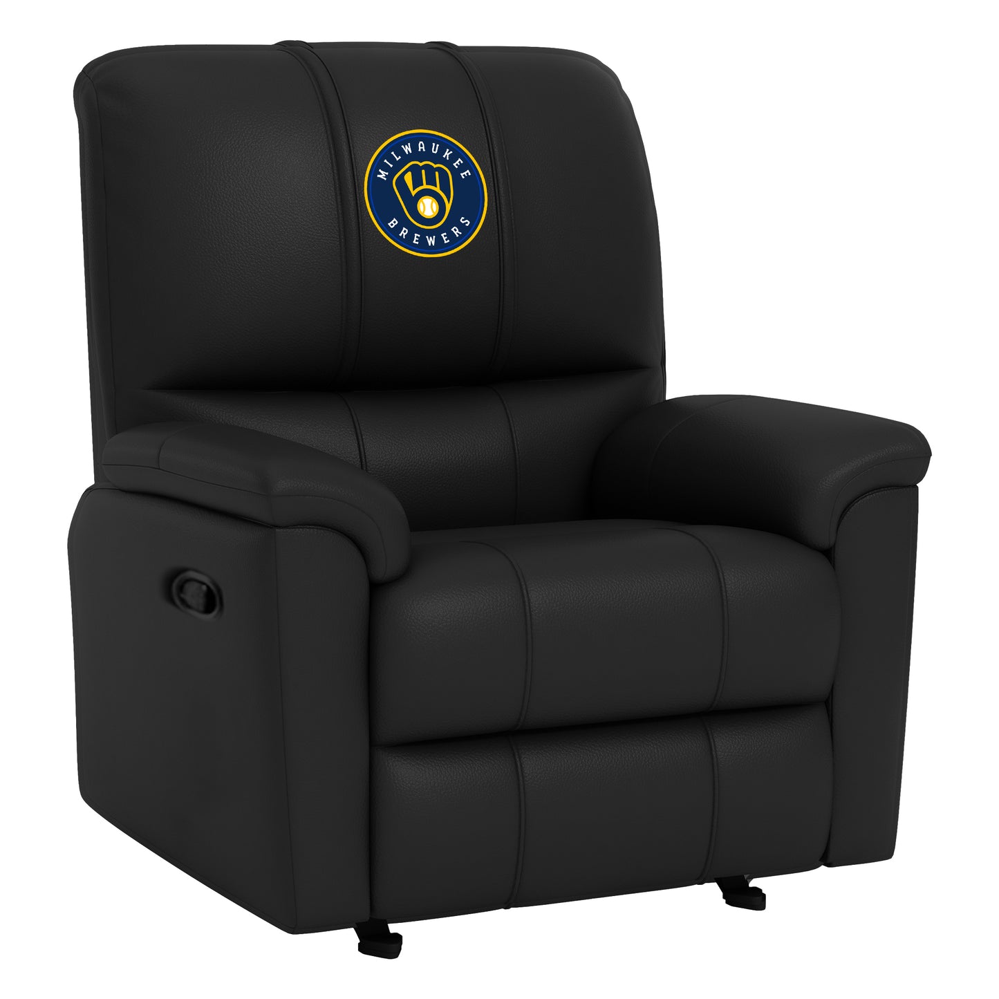 Rocker Recliner with Milwaukee Brewers Primary Logo