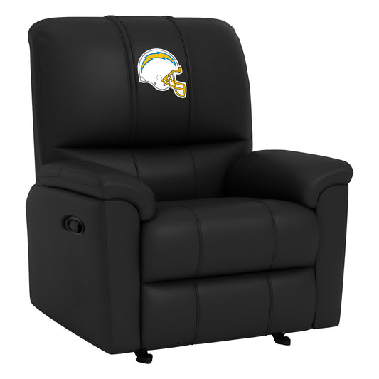Rocker Recliner with Los Angeles Chargers Helmet Logo
