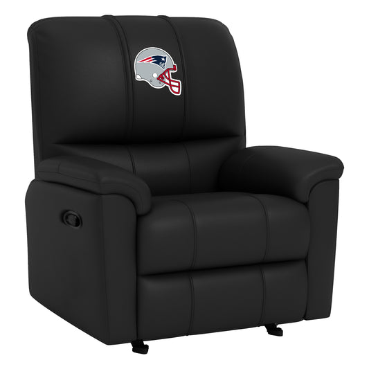 Rocker Recliner with New England Patriots Helmet Logo