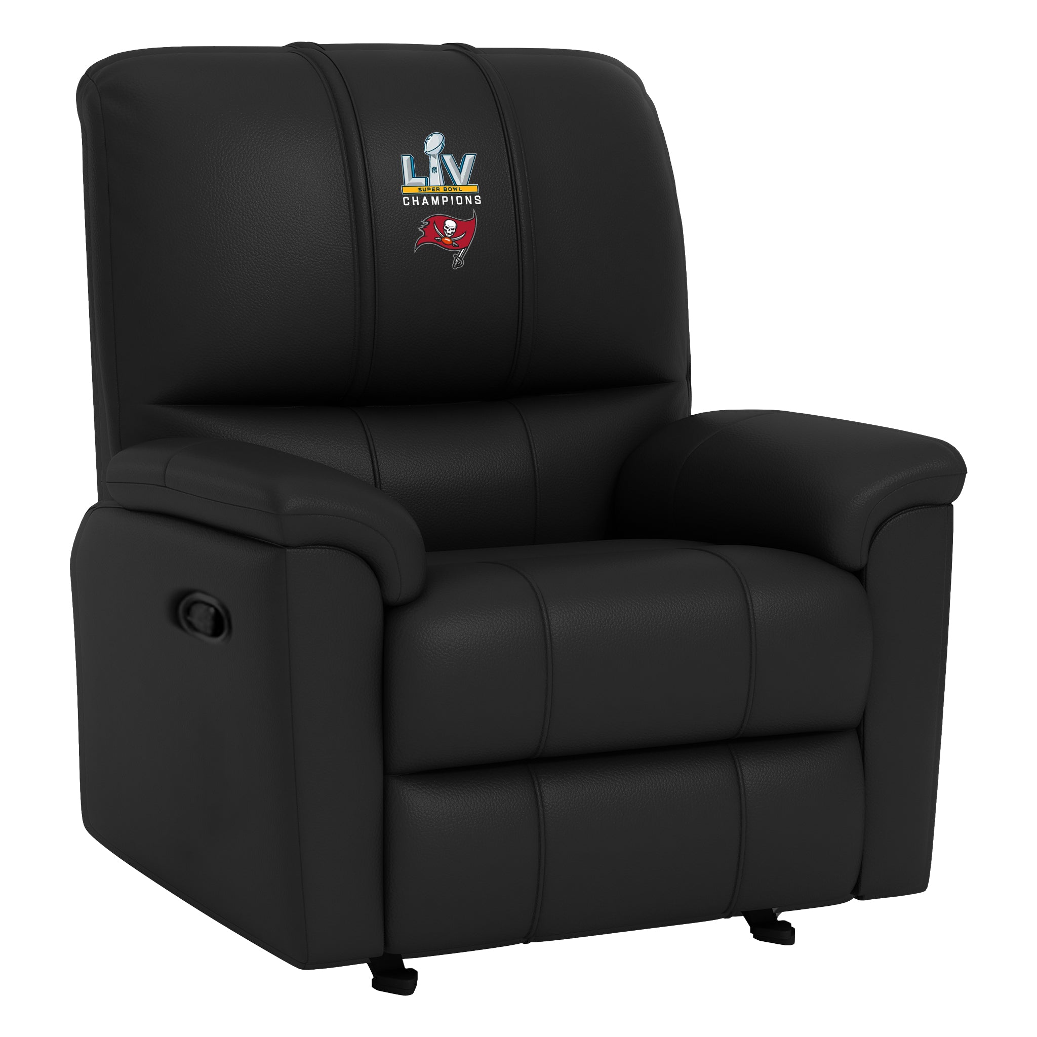 Tampa Bay Buccaneers Primary Super Bowl LV Logo Rocker Recliner – Zipchair