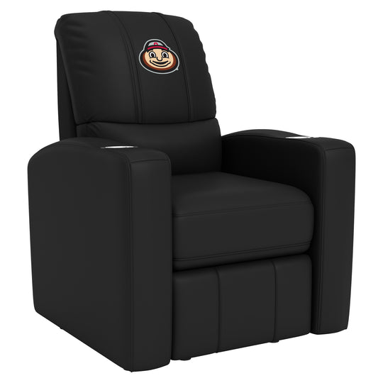 Stealth Recliner with Ohio State Buckeyes Brutus Head Logo