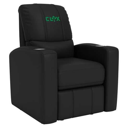 Stealth Recliner with Celtics Crossover Gaming Wordmark Green [CAN ONLY BE SHIPPED TO MASSACHUSETTS]