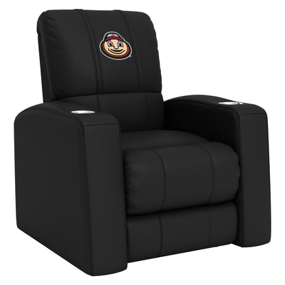 Relax Home Theater Recliner with Ohio State Buckeyes Brutus Head Logo