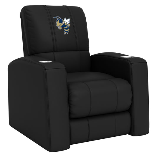 Relax Home Theater Recliner with Georgia Tech Yellow Jackets Alternate Buzz Logo