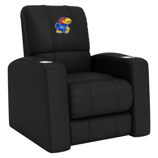 Relax Home Theater Recliner with Kansas Jayhawks Logo