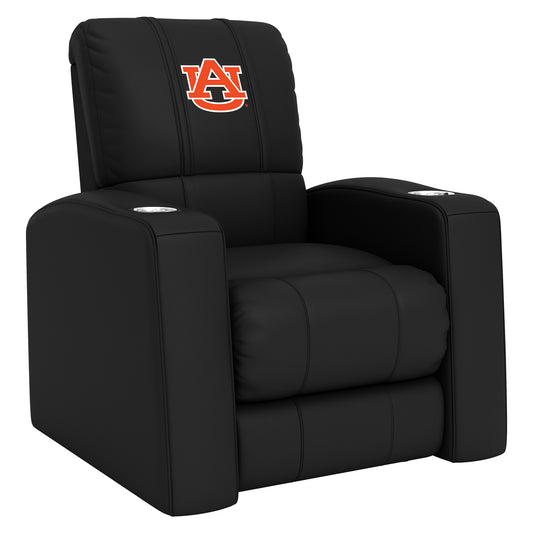 Relax Home Theater Recliner with Auburn Tigers Primary Logo